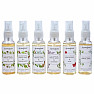 Aromafume Set mit 6 Raumerfrischern mit weißem Salbeispray 6 x 50 ml