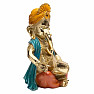 Feng Shui Ganesha Statue mit Trommel 26 cm