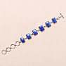 Lapislazuli Armband Silber Ag 925 B187