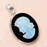 Onyx Cameo Anhänger Silber Ag 925 36273