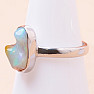 Opal Äthiopischer Rohring Silber Ag 925 LOT58