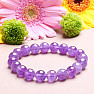 Amethyst-Lavendel-Perlenarmband