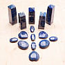 Lapislazuli Massageauflage oval 5 cm