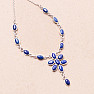 Lapislazuli Collier Silber Ag 925 90007