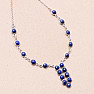 Lapislazuli Collier Silber Ag 925 90008