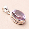 Amethyst Rose de France Anhänger Silber Ag 925 93025