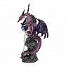 Statuette mit Briefmesser Purple Dragon