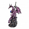 Statuette mit Briefmesser Purple Dragon