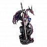 Statuette mit Briefmesser Purple Dragon