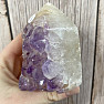 Amethyst mit Achatspitze - Obelisk KO3