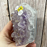 Amethyst mit Achatspitze - Obelisk KO4