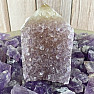 Amethyst mit Achatspitze - Obelisk KO5