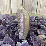 Amethyst mit Achatspitze - Obelisk KO5