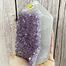 Amethyst mit Achatspitze - Obelisk KO6