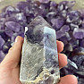 Amethyst-Chevron-Brasilienspitze - Obelisk KO4