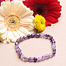 Amethyst-Armband aus Ovalen