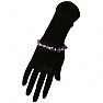 Amethyst extra Armband mit einer Perle gehackt