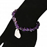 Amethyst extra Armband gehackt mit Herz