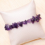 Armband im Amethyst- und Perlenschliff