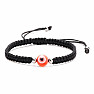 Armbänder für Paare Evil Eye schwarze Schnur