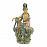 Feng Shui Kuan Jin farbige Figur 40 cm