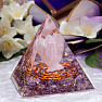 Orgonitpyramide Schutzengel in Amethyst