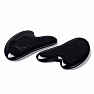 Gua Sha aus schwarzem Obsidian Herzform 7,5 cm