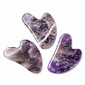 Herzform Amethyst Gua Sha