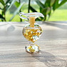 Flasche mit Gold - Dekokaraffe 5 cm