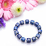 Armband aus poliertem Lapislazuli und Rocailles RB Design 139