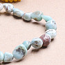 Larimar-Armband aus ovalen Steinen