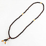 Japa Mala Rosewood Halskette mit Dorje