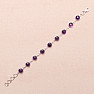 Amethyst Armband Silber Ag 925 N3292