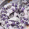 Jubiläums-Designerarmband aus Amethyst und Roségold RB Design 100