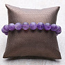 Set aus fünf Armbändern - Amethyst, Roségold, weiße Jade