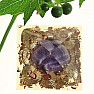 Orgonitpyramide mit Amethyst extra