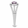 Silberring mit brasilianischem Amethyst und Zirkonen Ag 925 036636 BRAME