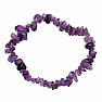 Lila Amethyst Armband und Ohrringe Set