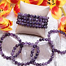 Armband aus Amethyst-Chevron-Perlen, 8 mm