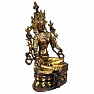 Feng Shui Statuette der Göttin Grüne Tara Messing bräunlich gold 35 cm