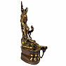 Feng Shui Statuette der Göttin Grüne Tara Messing bräunlich gold 35 cm